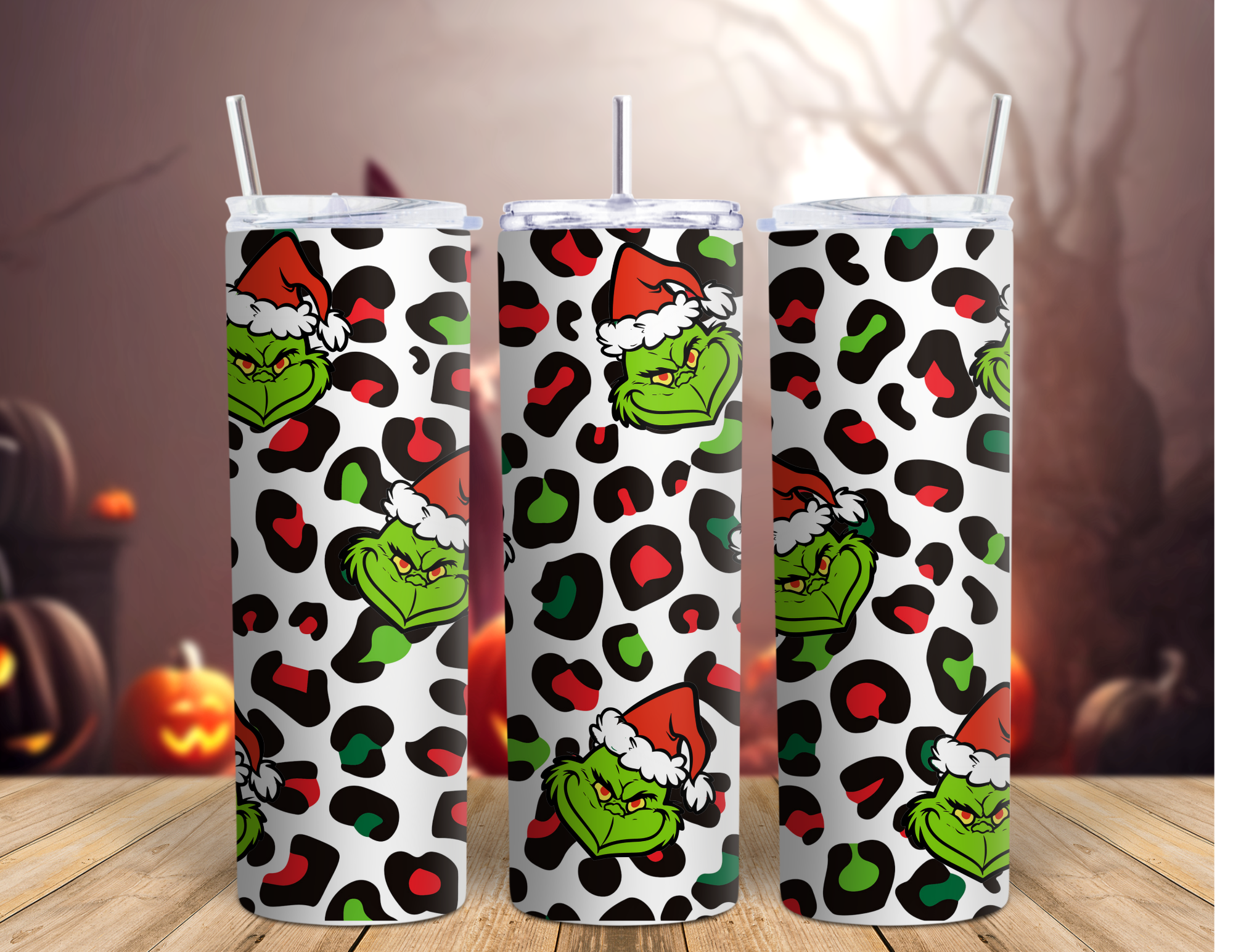 Grinch Please, Grinch Face, 20oz Stainless Steel Tumbler/travel Mug With  Slider Lid and Straw Christmas Movie Grinchmas Red and Green 