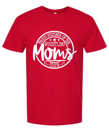 Wrestling Moms Club *Front Design* |Tee