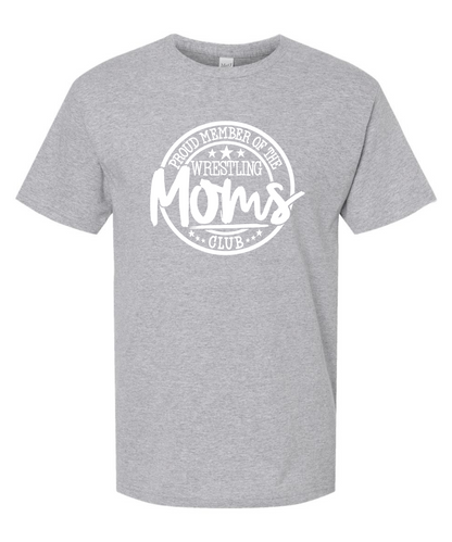 Wrestling Moms Club *Front Design* |Tee