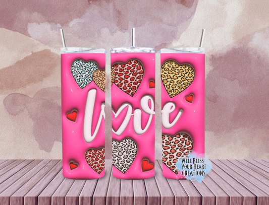 Love  |Skinny Tumbler 20oz