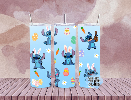 Stitch Easter Inspired |Skinny Tumbler 20oz