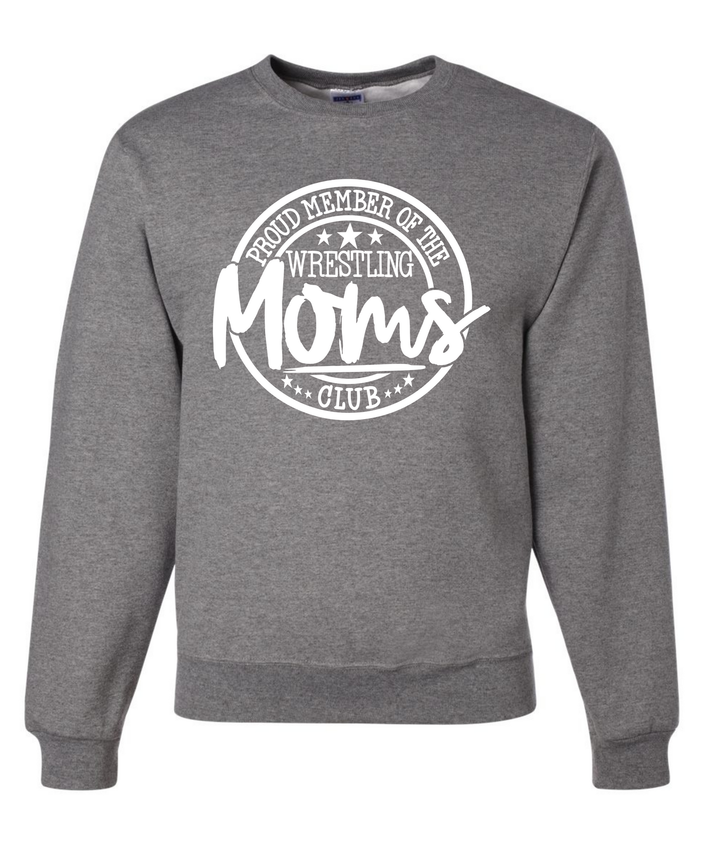 Wrestling Moms Club *Front Design* |Crewneck