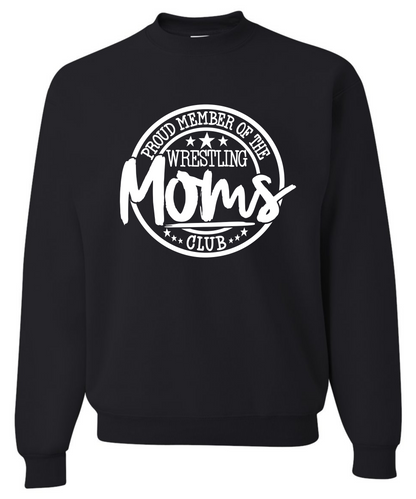 Wrestling Moms Club *Front Design* |Crewneck