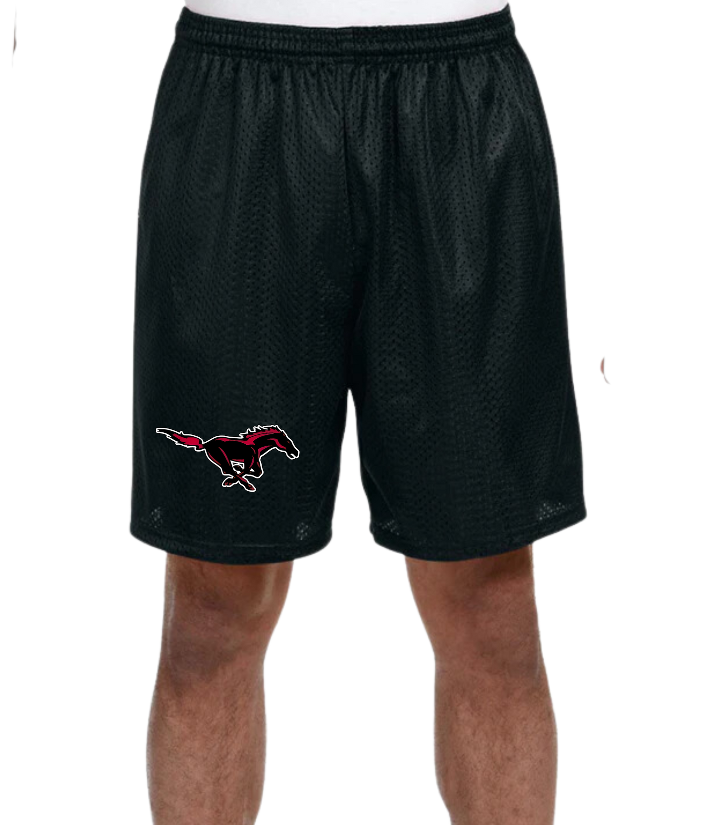 Edgewood Mustang Logo Mesh Shorts Set A