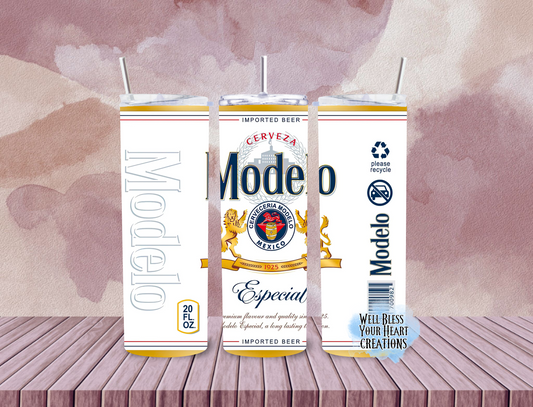 Modelo Inspired |Skinny Tumbler 20oz