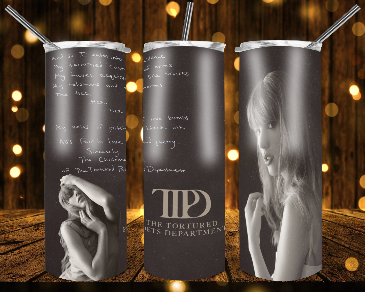 Taylor Inspired | Skinny Tumbler 20oz and 30oz