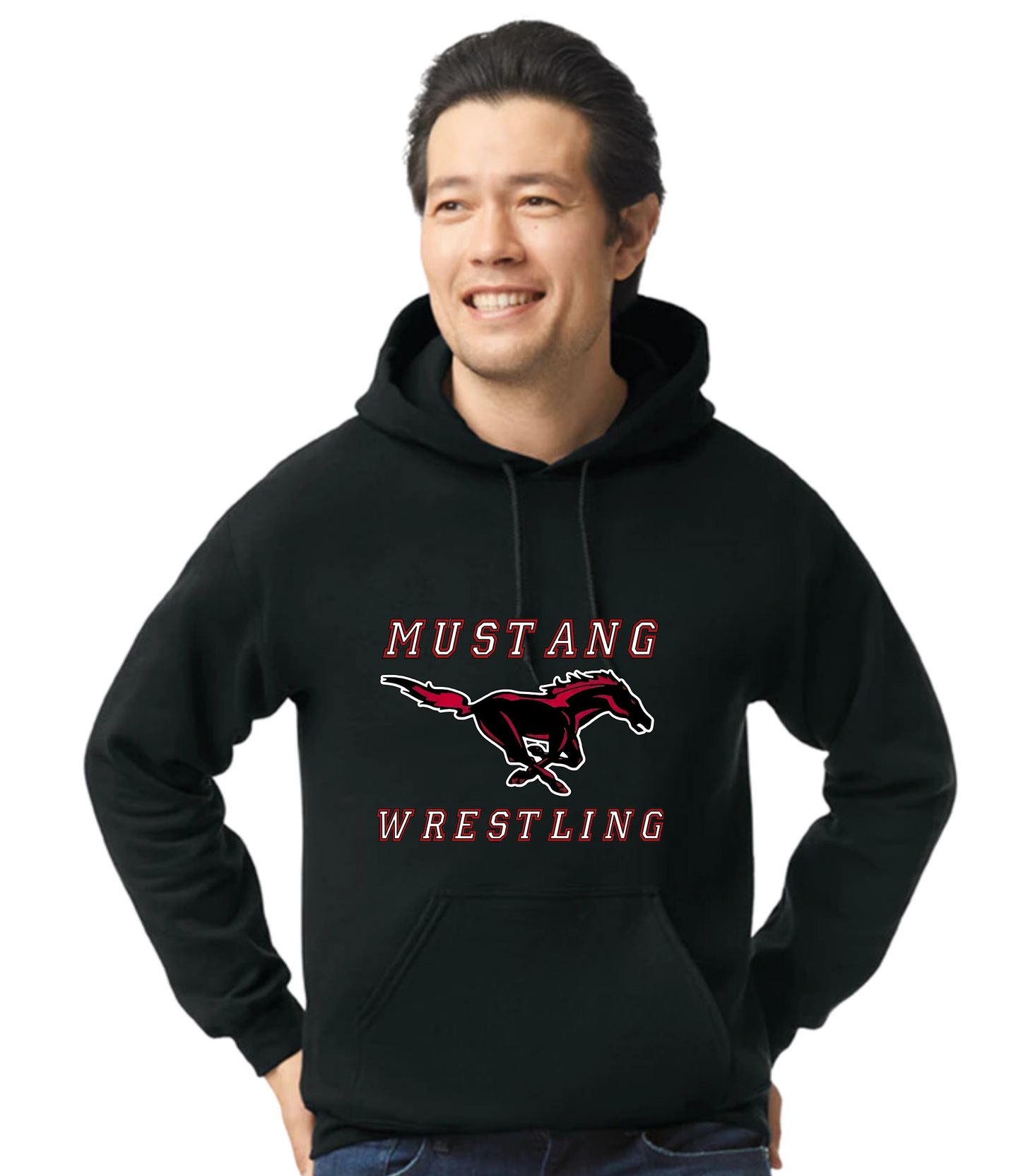 Edgewood Mustang Wrestling Hoodie Set C