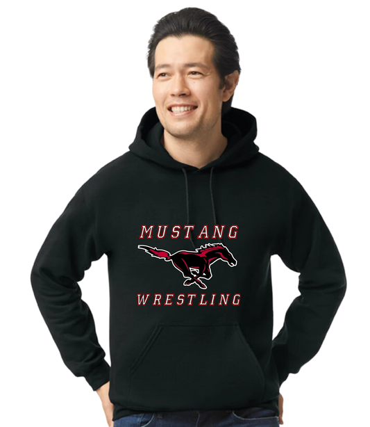 Edgewood Mustang Wrestling Hoodie Set C