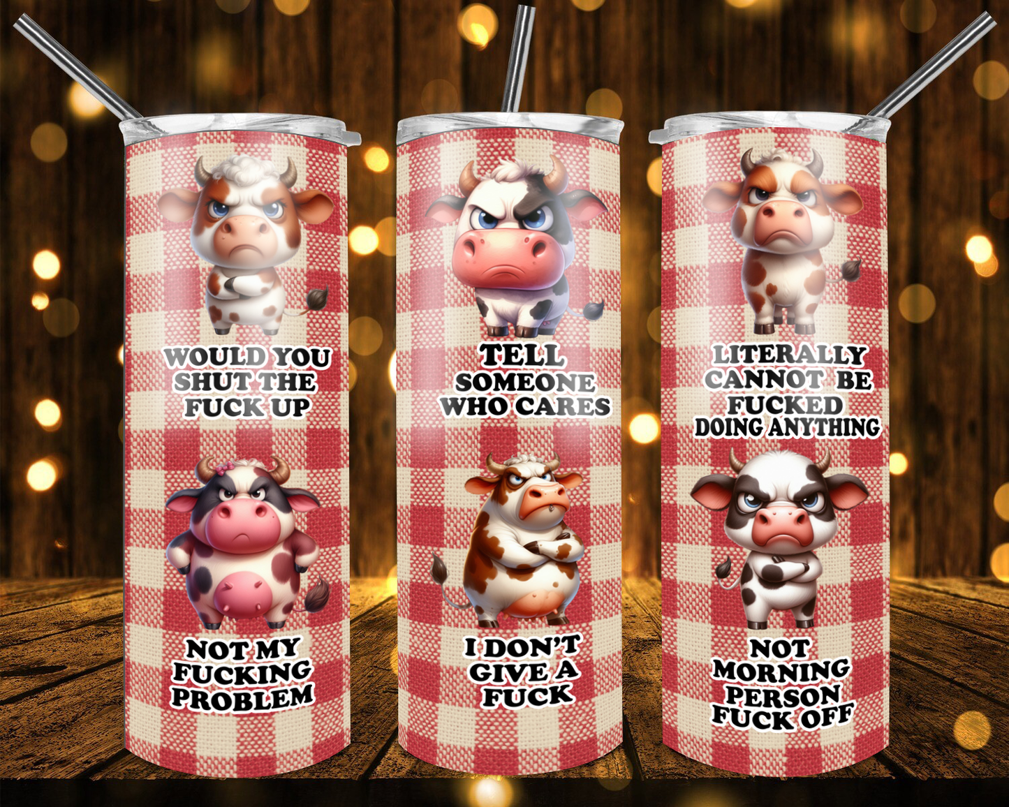 Funny Cow | Skinny Tumbler 20oz and 30oz