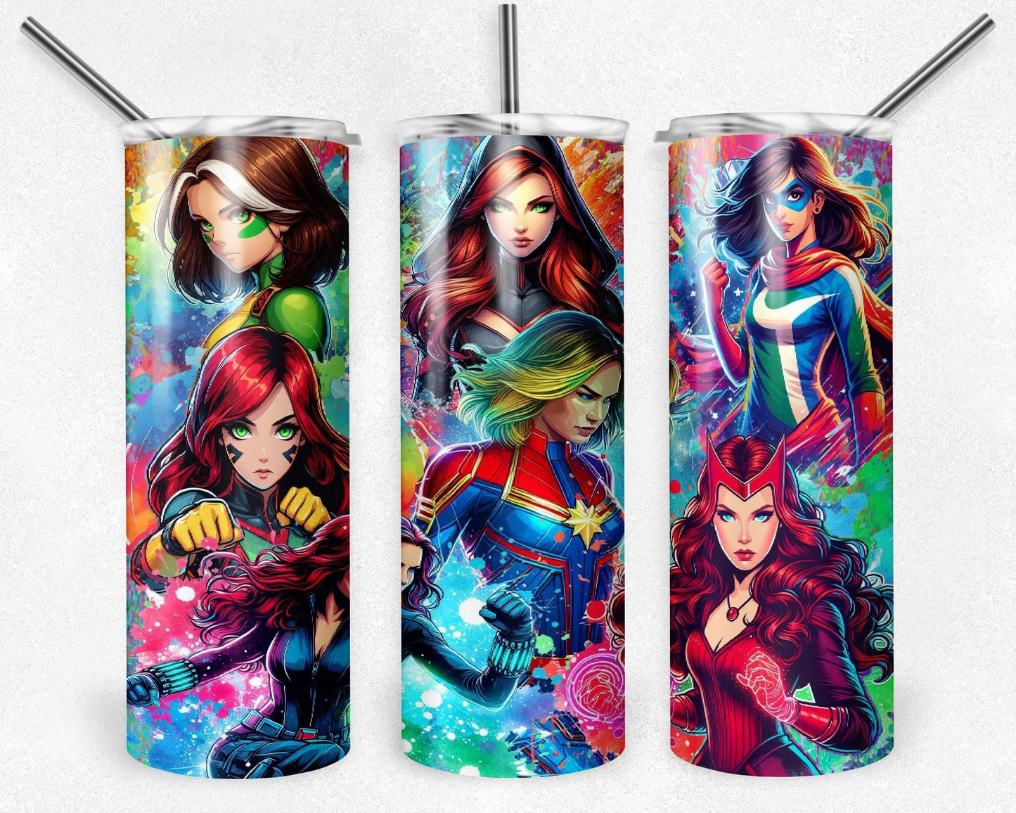 Super Heros | Skinny Tumbler 20oz and 30oz