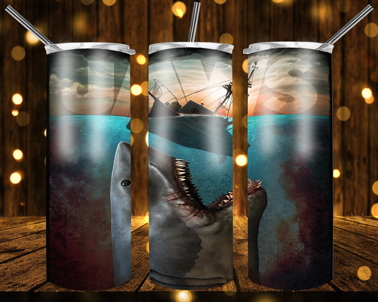 Jaws | Skinny Tumbler 20oz and 30oz