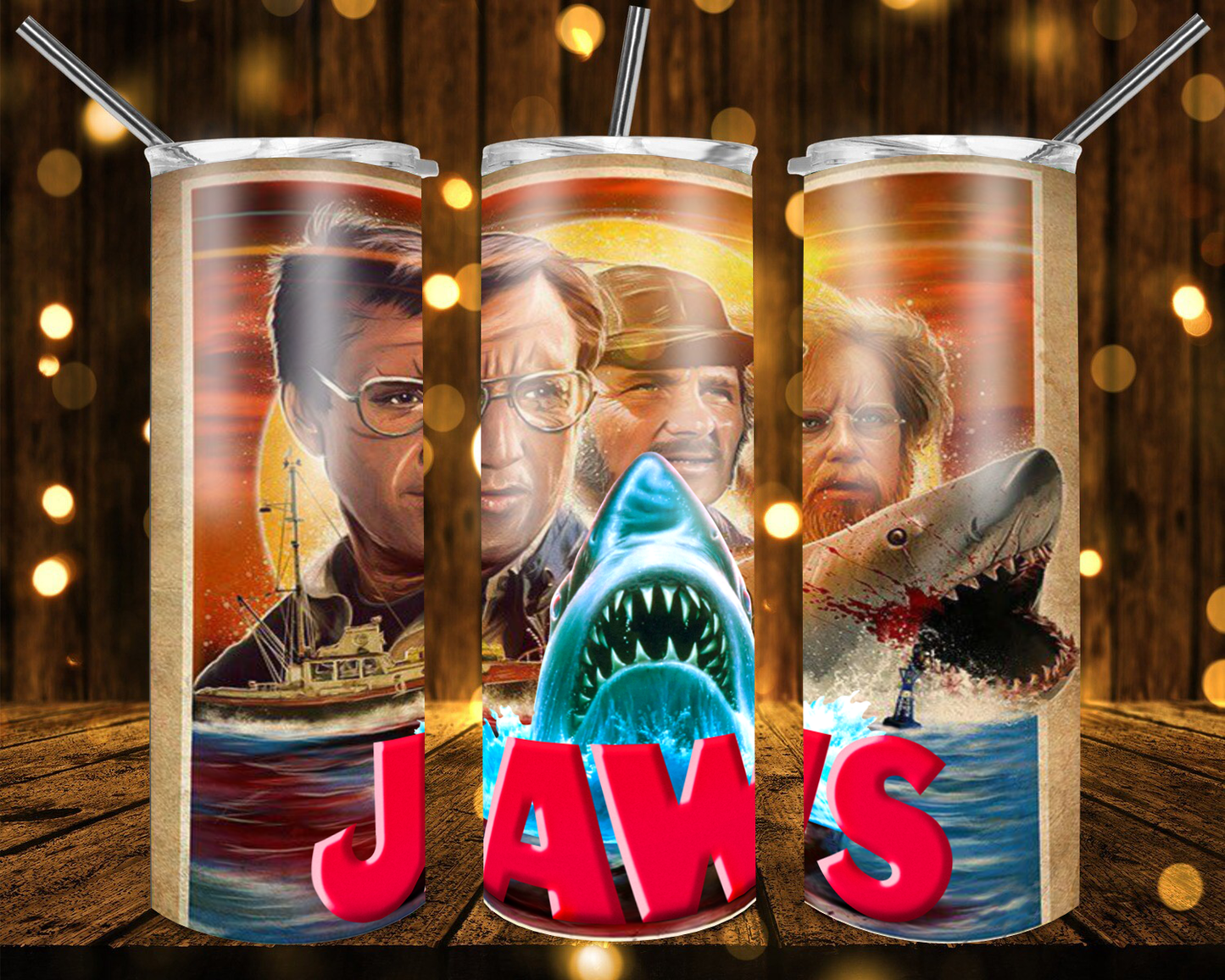 Jaws | Skinny Tumbler 20oz and 30oz