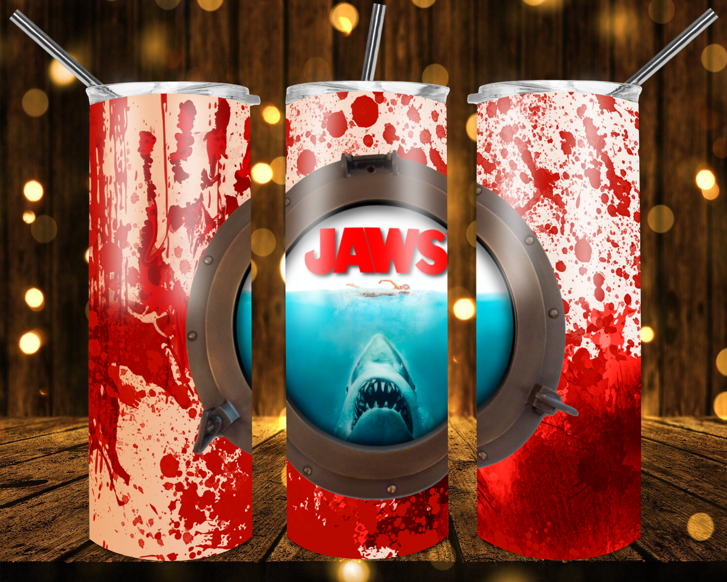 Jaws | Skinny Tumbler 20oz and 30oz