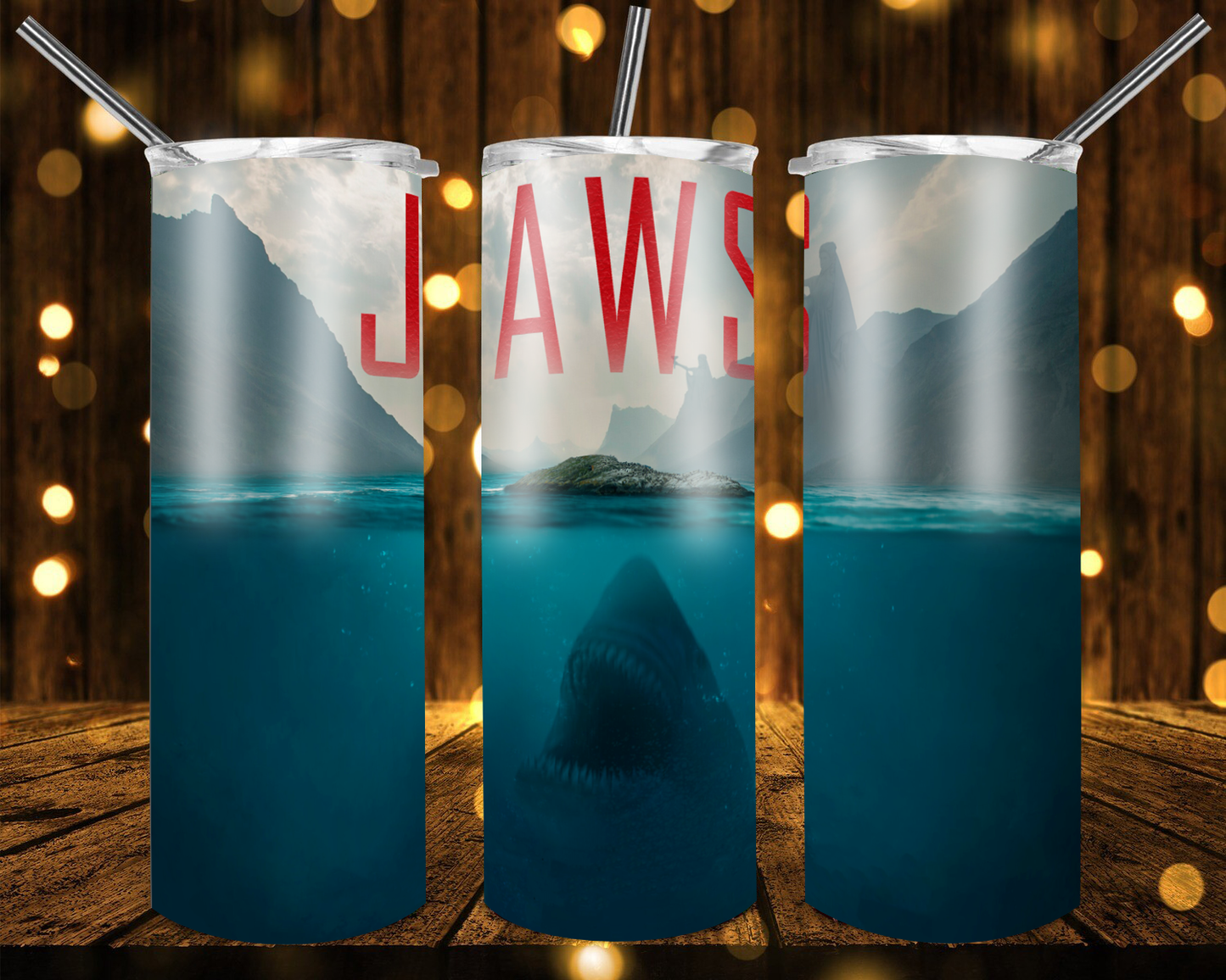 Jaws | Skinny Tumbler 20oz and 30oz