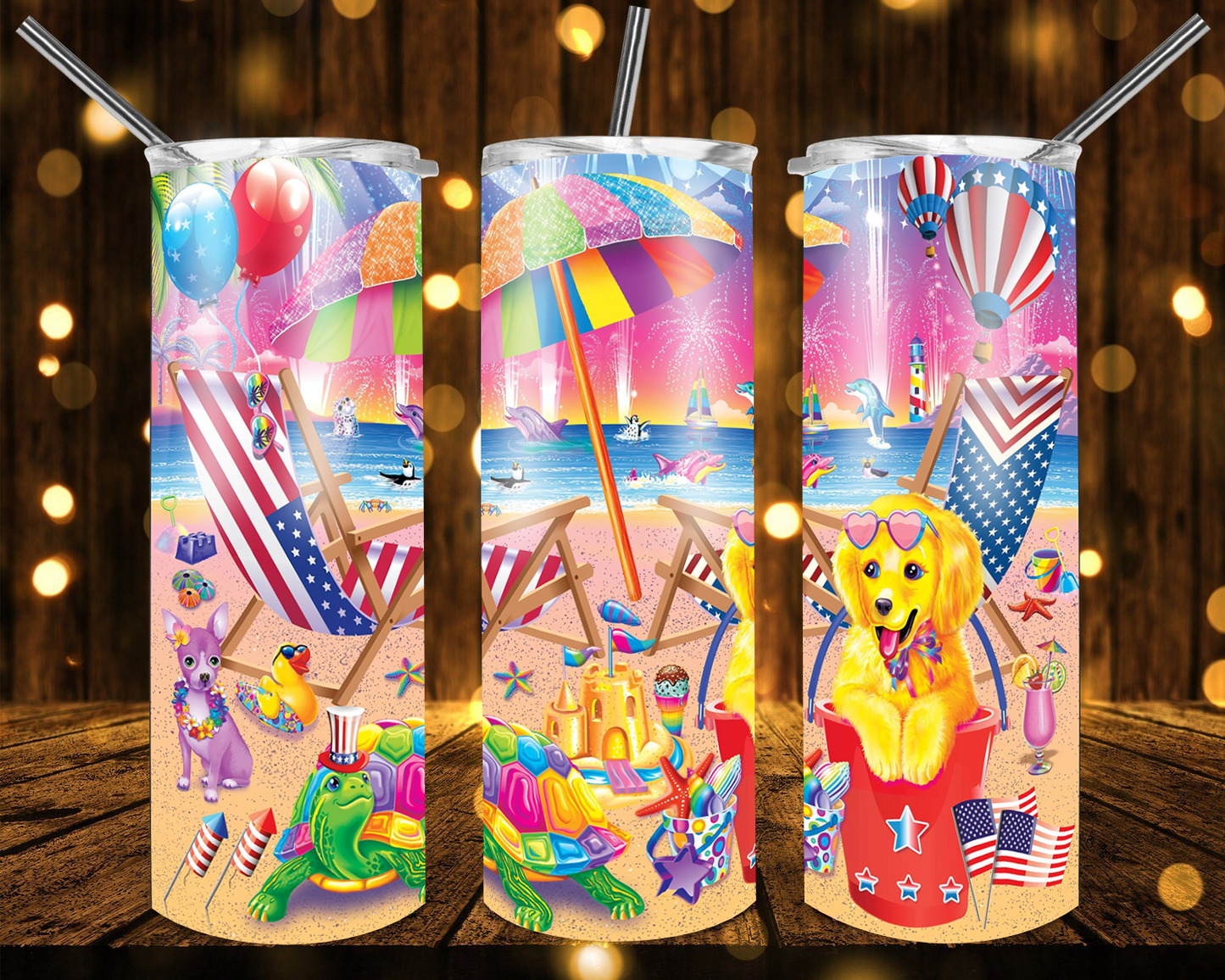 Lisa Frank | Skinny Tumbler 20oz and 30oz