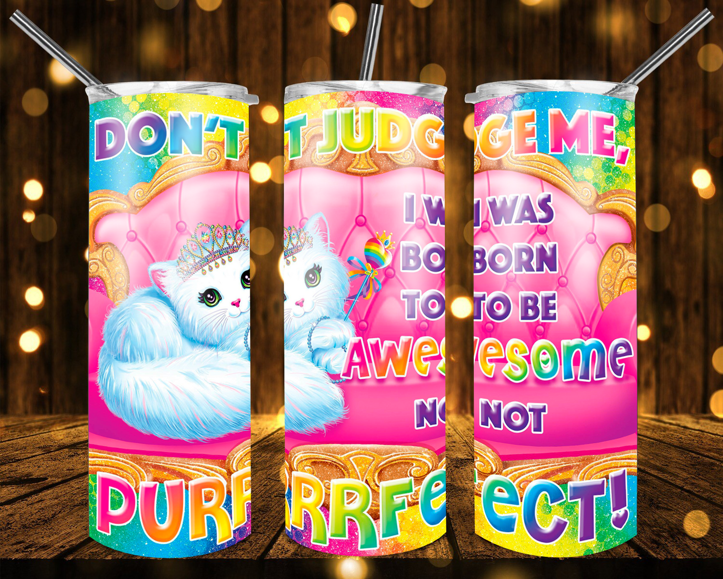 Lisa Frank | Skinny Tumbler 20oz and 30oz