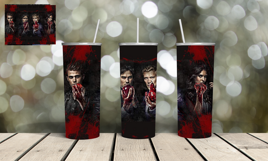 The Vampire Diaries Inspired |Skinny Tumbler 20oz