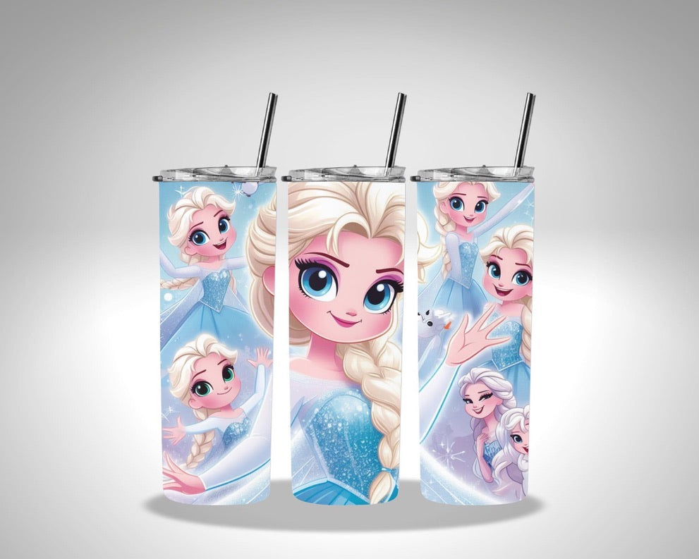 Elsa Inspired |Skinny Tumbler 20oz