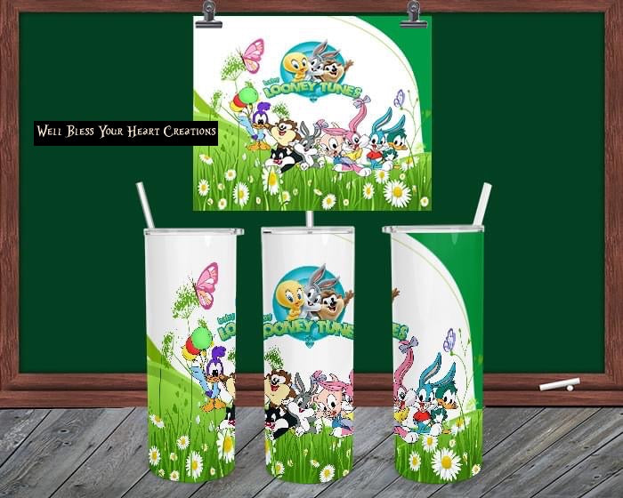 Baby Looney Tunes Inspired |Skinny Tumbler 20oz