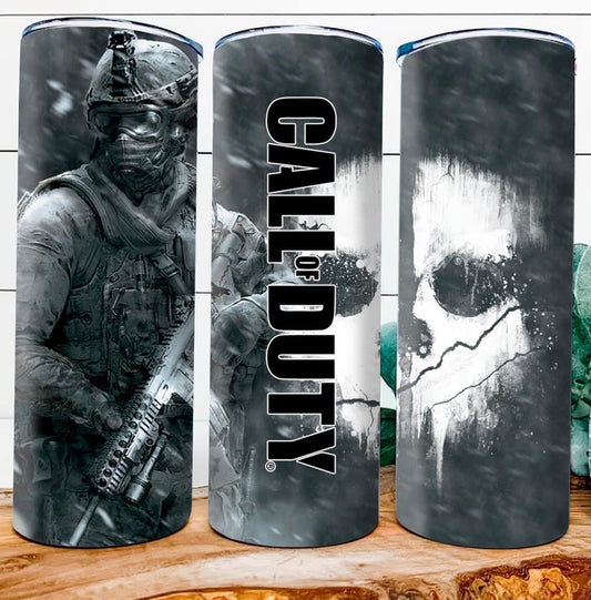 Call Of Duty Inspired |Skinny Tumbler 20oz