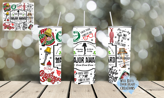 A Christmas Story Inspired |Skinny Tumbler 20oz