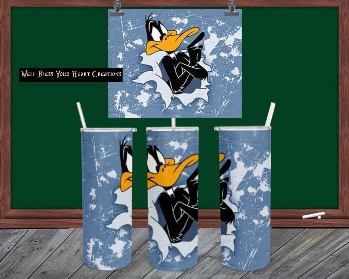 Daffy Duck 20oz Skinny Tumbler