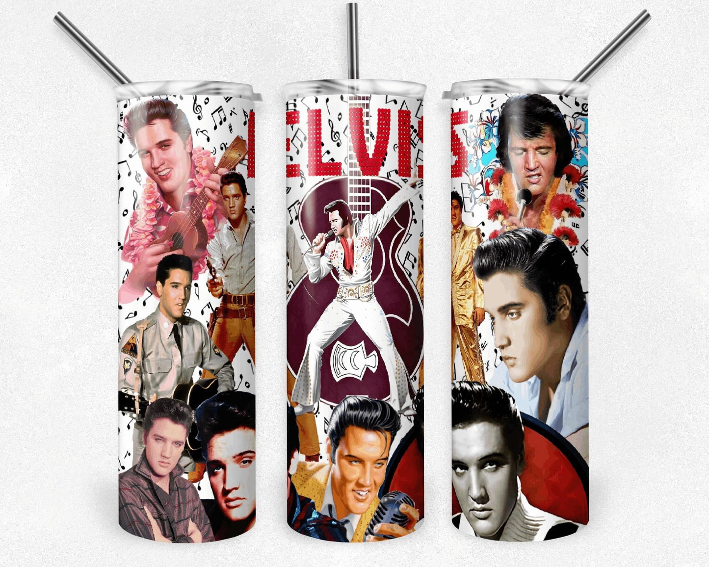 Elvis Inspired |Skinny Tumbler 20oz