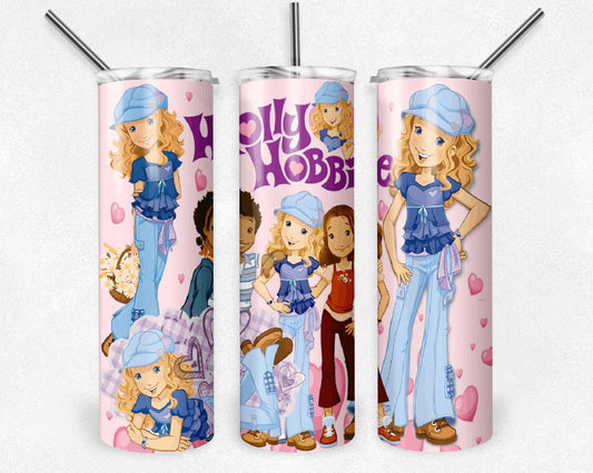 Holly Hobbie Inspired |Skinny Tumbler 20oz