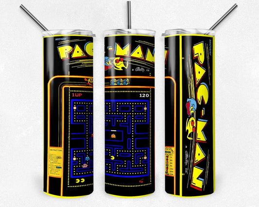 Pac-Man "Retro Game" 20 oz Skinny Tumbler