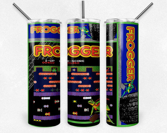 Frogger "Retro Game" 20 oz Skinny Tumbler