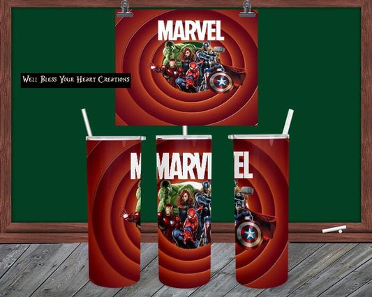 Marvel Inspired |Skinny Tumbler 20oz