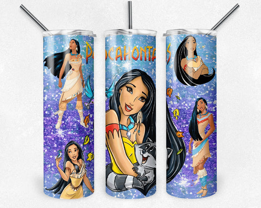 Pocahontas Inspired |Skinny Tumbler 20oz