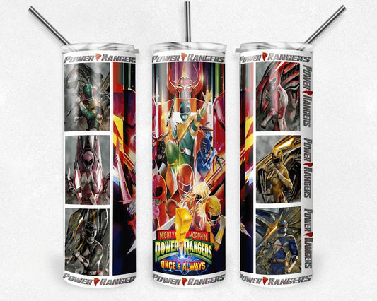 Power Rangers Inspired |Skinny Tumbler 20oz