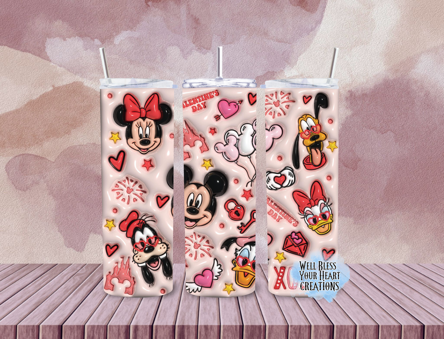 Mickey & Friends Inspired |Skinny Tumbler 20oz