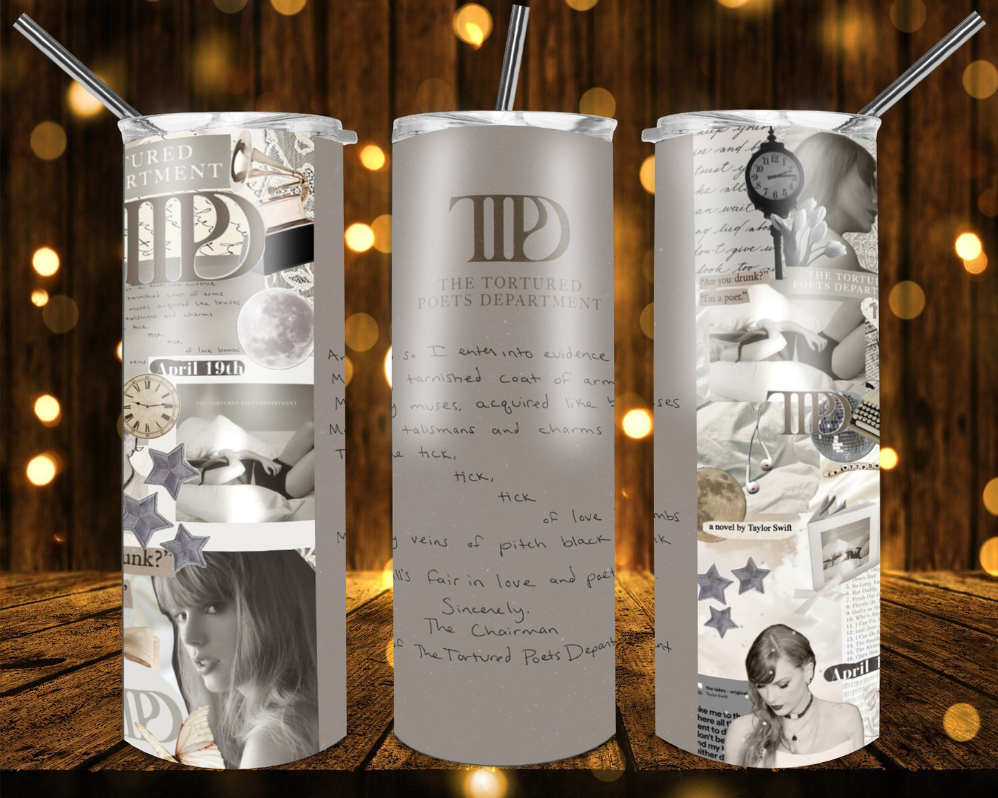 Taylor Inspired |Skinny Tumbler