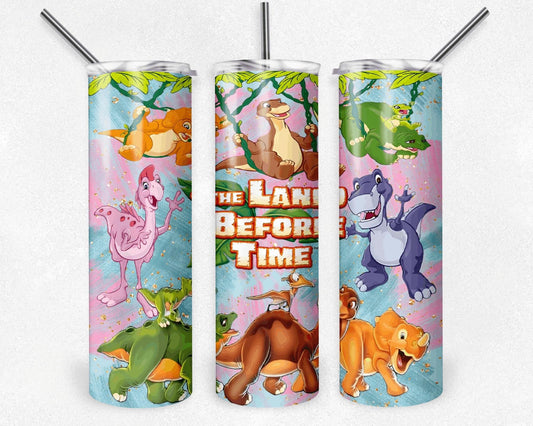 Land Before Time Inspired |Skinny Tumbler 20oz