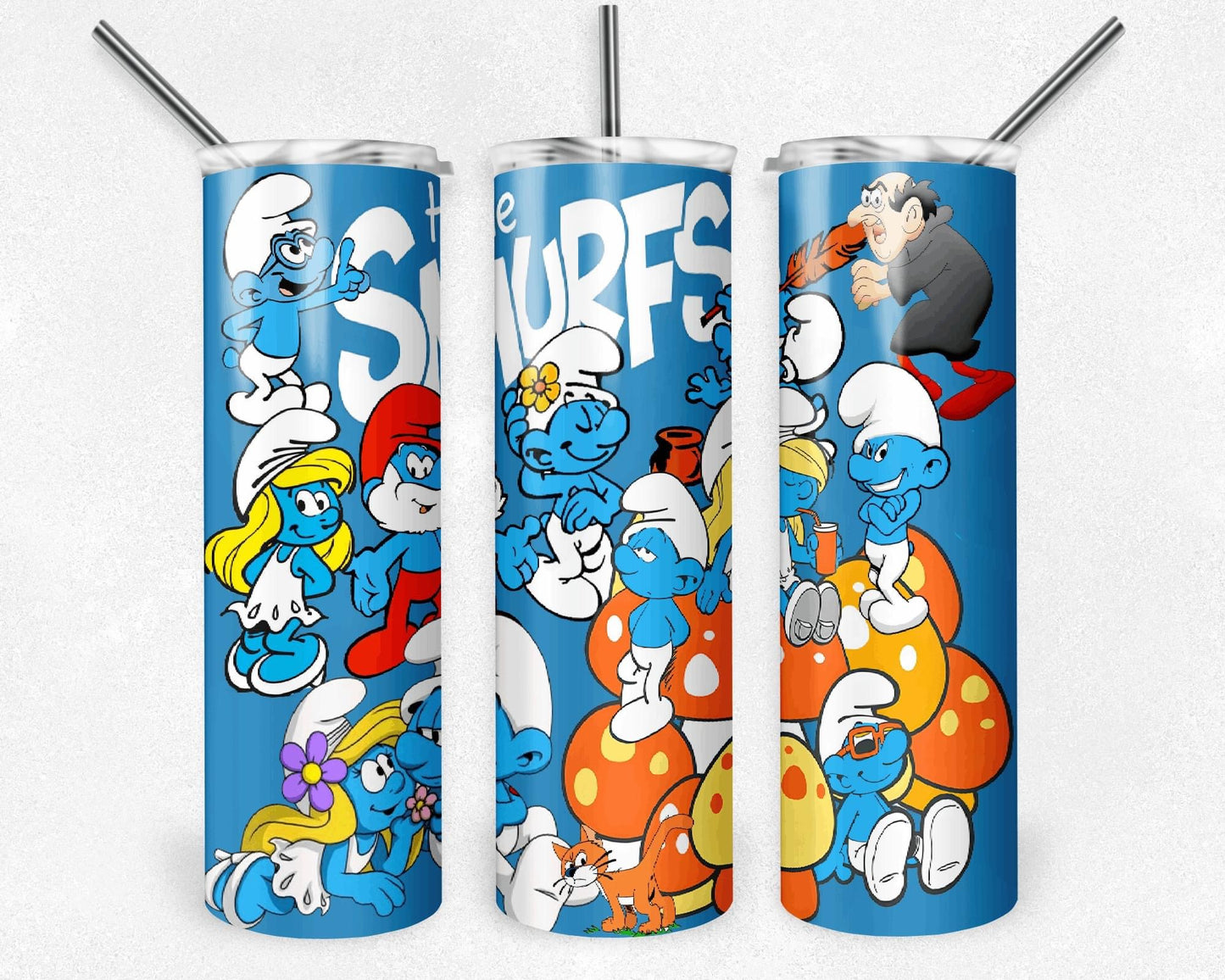 The Smurfs Inspired |Skinny Tumbler 20oz